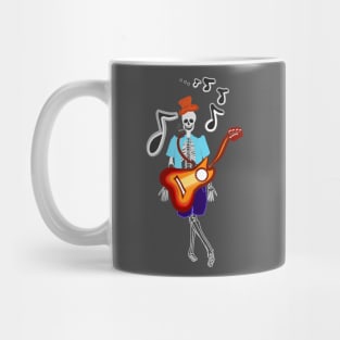 Skeleton Singer Mug